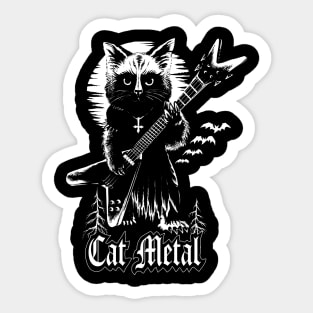 Cat Metal Sticker